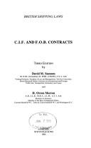 C.I.F. and F.O.B. contracts by David M. Sassoon