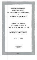 Cover of: International Bibliography of the Social Sciences  by Intl Com Soc Sc, Intl Com Soc Sc