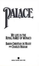 Cover of: Palace: My Life in the Royal Family of Monaco