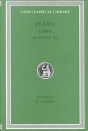 Cover of: Laws (Loeb Classical Library) by Πλάτων, Πλάτων