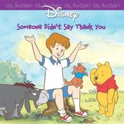 Cover of: Oh Bother: Someone Didn't Say Thank You (Oh, Bother)