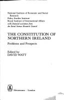 Cover of: The Constitution of Northern Ireland: problems and prospects
