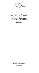 Cover of: Selected and new poems, 1939-84