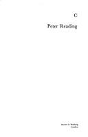 Cover of: C by Peter Reading