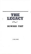 Cover of: Legacy by Howard Fast