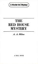 Cover of: Red House Mystery by A. A. Milne