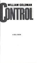 Cover of: Control by William Goldman