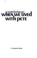 Cover of: When We Lived with P