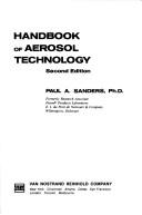 Cover of: Handbook of Aerosol Technology Second Edition | Pete Sanders