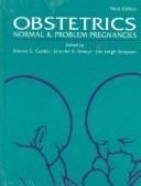 Cover of: Obstetrics by Steven G. Gabbe, Jennifer R. Niebyl, Joe Leigh Simpson, George J. Annas