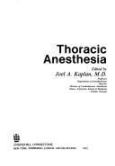 Cover of: Thoracic anesthesia