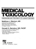 Cover of: Medical toxicology by Matthew J. Ellenhorn