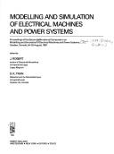 Cover of: Modelling and Simulation of Electrical Machines and Power Systems: Proceedings