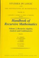 Cover of: Handbook of Recursive Mathematics : 2 Volume Set (Studies in Logic and the Foundations of Mathematics)