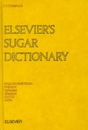 Cover of: Elsevier's Sugar Dictionary