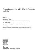 Cover of: Proceedings of the 6th World Congress on Pain (Pain Research and Clinical Management, Vol 4)