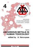 Cover of: Hazard Metal Human Toxicol | Vercruysse