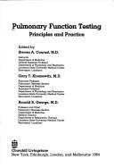 Cover of: Pulmonary Function Testing: Principles and Practice