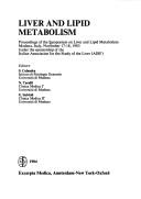 Cover of: Liver and Lipid Metabolism | S. Calandra