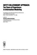 Cover of: Entity-Relationship Approach: Ten Years of Experience in Information Modeling : Proceedings of the Fifth International Conference on Entity-Relation
