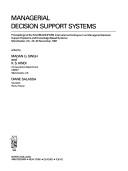 Cover of: Managerial Decision Support Systems | Madan G. Singh