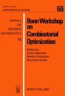 Cover of: Bonn Workshop on Combinatorial Optimization