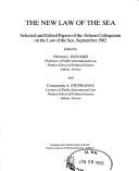 Cover of: The New lawof the sea by edited by Christos L. Rozakis and Constantine A. Stephanou.