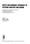 Entity-relationship approach to systems analysis and design by International Conference on Entity-Relationship Approach to Systems Analysis and Design (1st 1979 Los Angeles, Calif.)