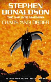 Cover of: Chaos and Order (Gap)