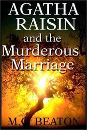 Cover of: Agatha Raisin And The Murderous Marriage by 