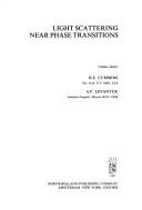 Cover of: Light scattering near phase transitions