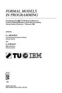 Cover of: Formal Models in Programming