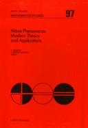 Cover of: Wave phenomena: modern theory and applications