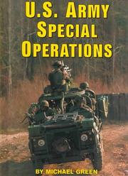 Cover of: U.S. Army Special Operations (Serving Your Country)