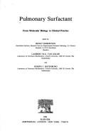 Pulmonary surfactant by Bengt Robertson, Lambert M. G. Van Golde