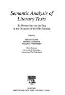 Cover of: Semantic analysis of literary texts: to honour Jan van der Eng on the occasion of his 65th birthday