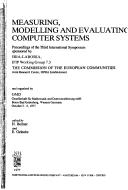 Cover of: Measuring, Modelling and Evaluating Computer Systems | 