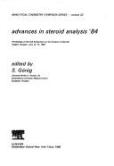 Cover of: Advances in steroid analysis 