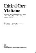 Cover of: Pan-American Congress on Critical Care Medicine (International congress series) | 