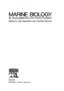 Cover of: Marine Biology: Its Accomplishment and Future Prospect