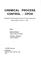 Cover of: Chemical process control-CPCIII