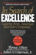 Cover of: In Search of Excellence