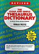 Cover of: The young people's thesaurus dictionary