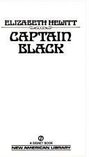 Cover of: Captain Black by Elizabeth Hewitt