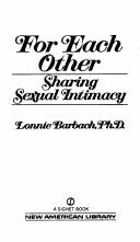 Cover of: For Each Other by Lonnie Barbach, Lonnie Barbach