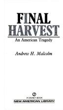 Cover of: Final Harvest by Andrew H. Malcolm