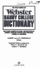 Cover of: Webster's Handy College Dictionary, The New American