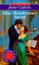 Cover of: Miss Henderson's Secret by June Calvin