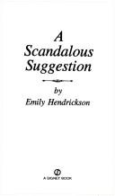 Cover of: A Scandalous Suggestion