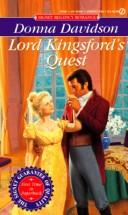 Cover of: Lord Kingsford's Quest